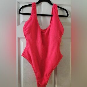 No Boundaries Pink One Piece Swimsuit